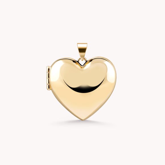 Zlatni privjesak Medaljon srce