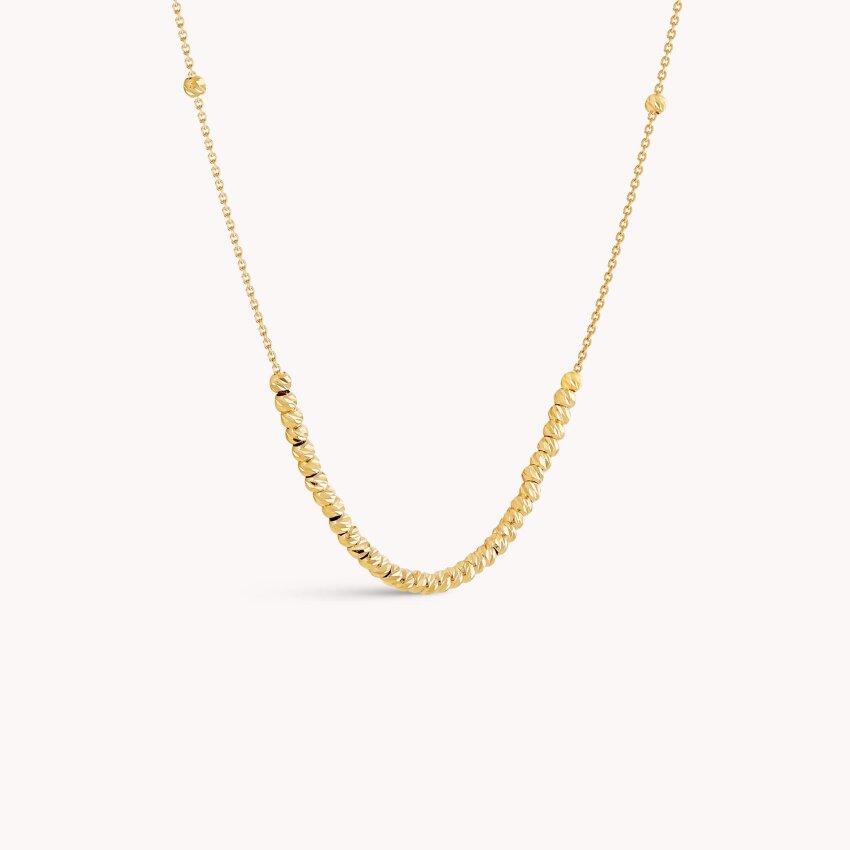 Zlatna ogrlica Ples detalja