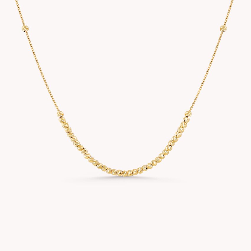 Zlatna ogrlica Ples detalja