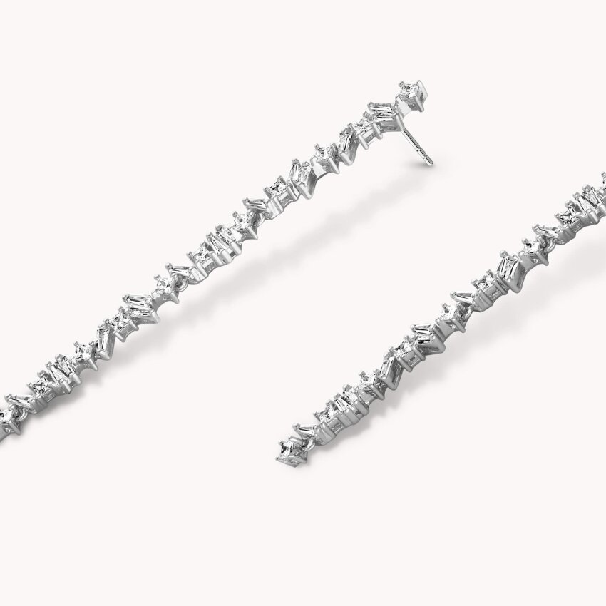 Srebrne naušnice Elegancija