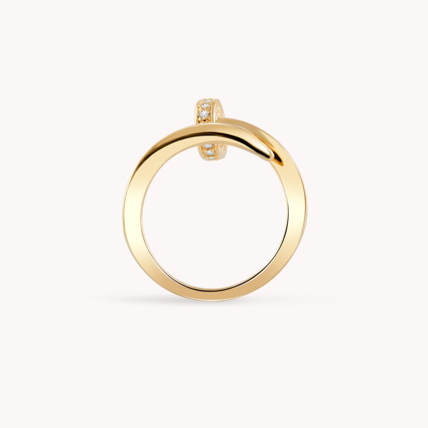 Srebrni prsten Posebnost 18kt Pozlata