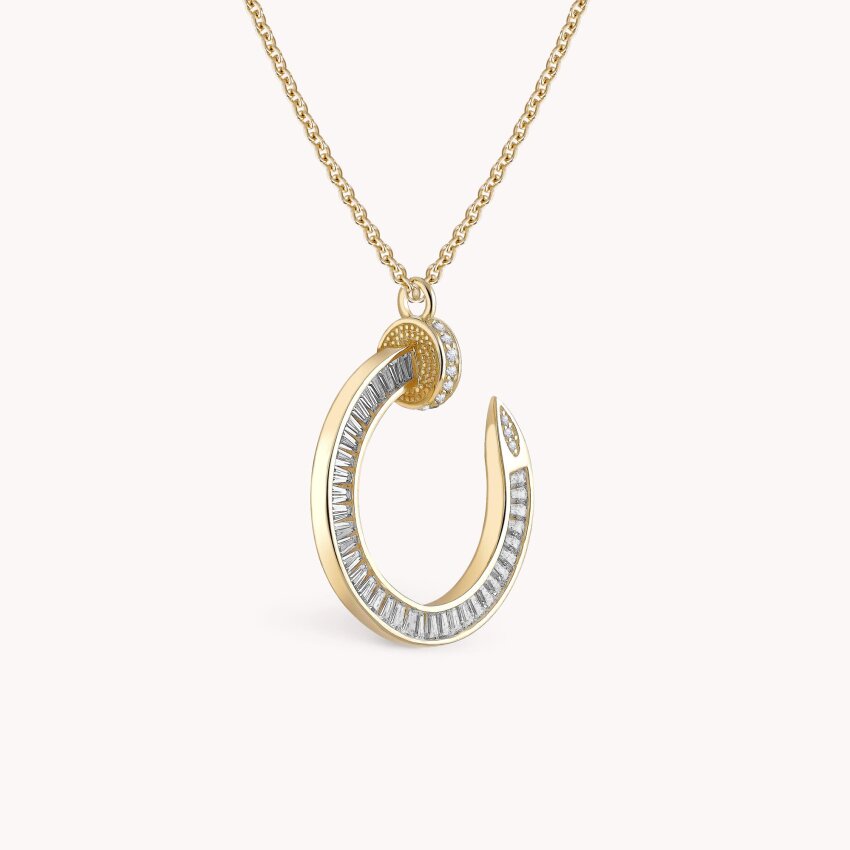 Srebrna ogrlica Posebnost 18kt Pozlata