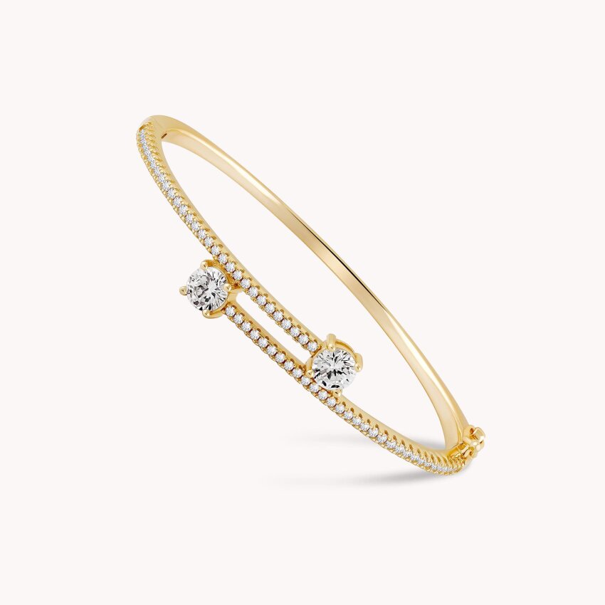 Srebrna narukvica Otmjeni sjaj 18kt Pozlata