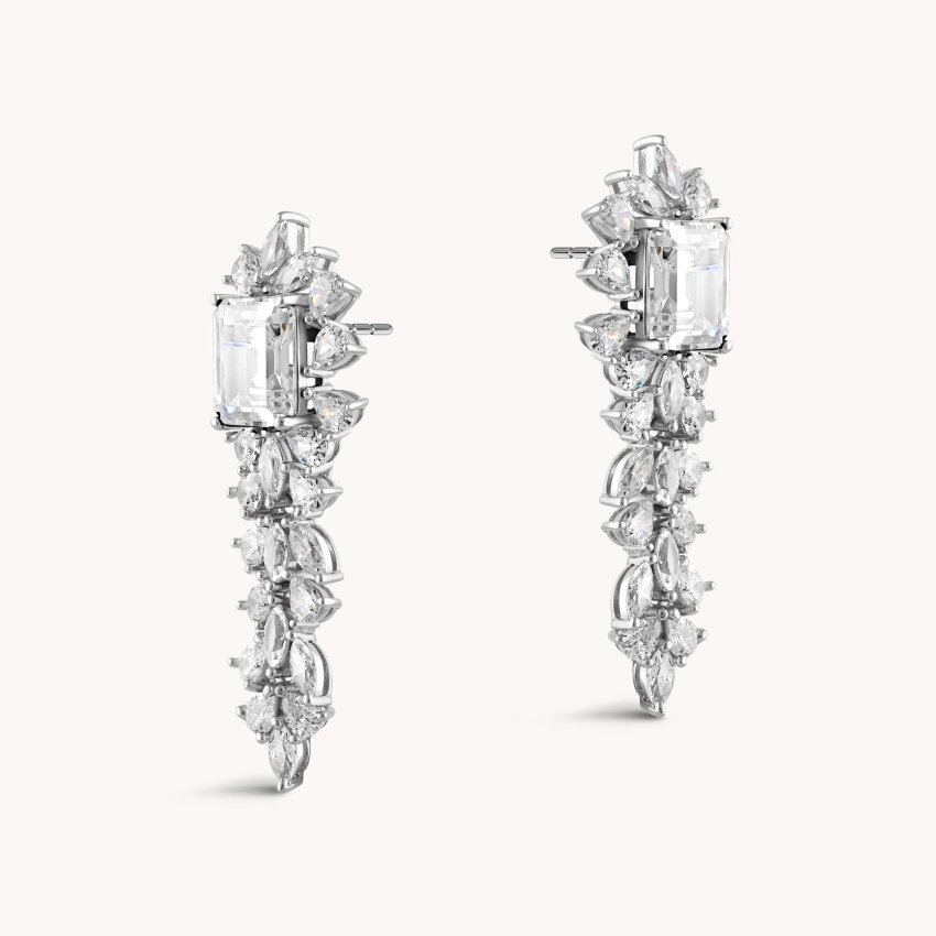 Srebrne naušnice Sjajna raskoš