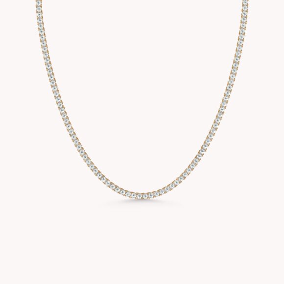 Srebrna ogrlica Sjaj elegancije 18kt Pozlata