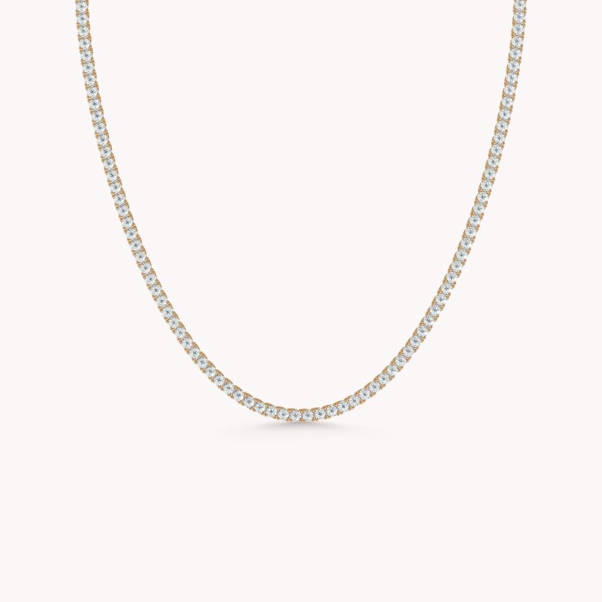 Srebrna ogrlica Sjaj elegancije 18kt Pozlata