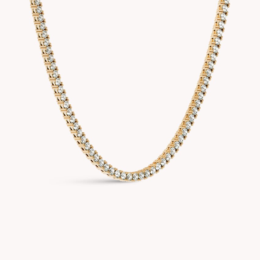 Srebrna ogrlica Sjaj elegancije 18kt Pozlata