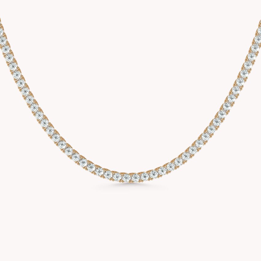 Srebrna ogrlica Sjaj elegancije 18kt Pozlata