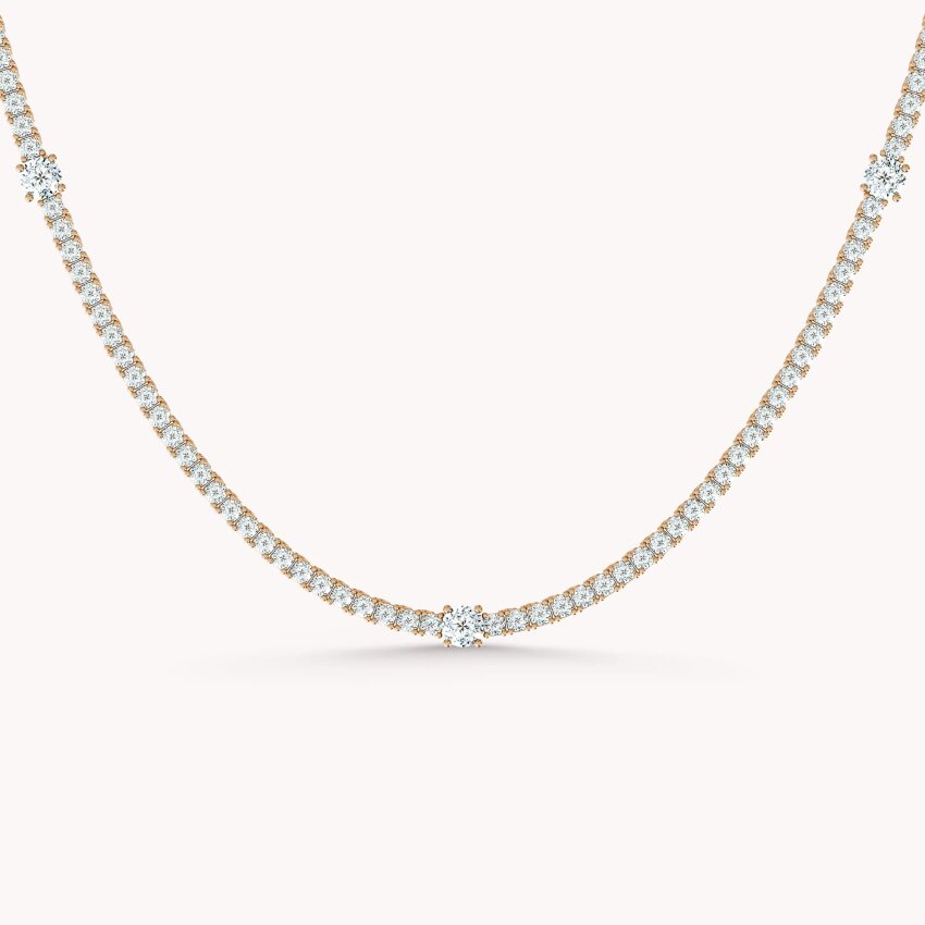 Srebrna ogrlica Upečatljivi sjaj 18kt Pozlata