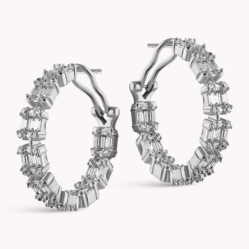 Srebrne naušnice Raskošni sjaj