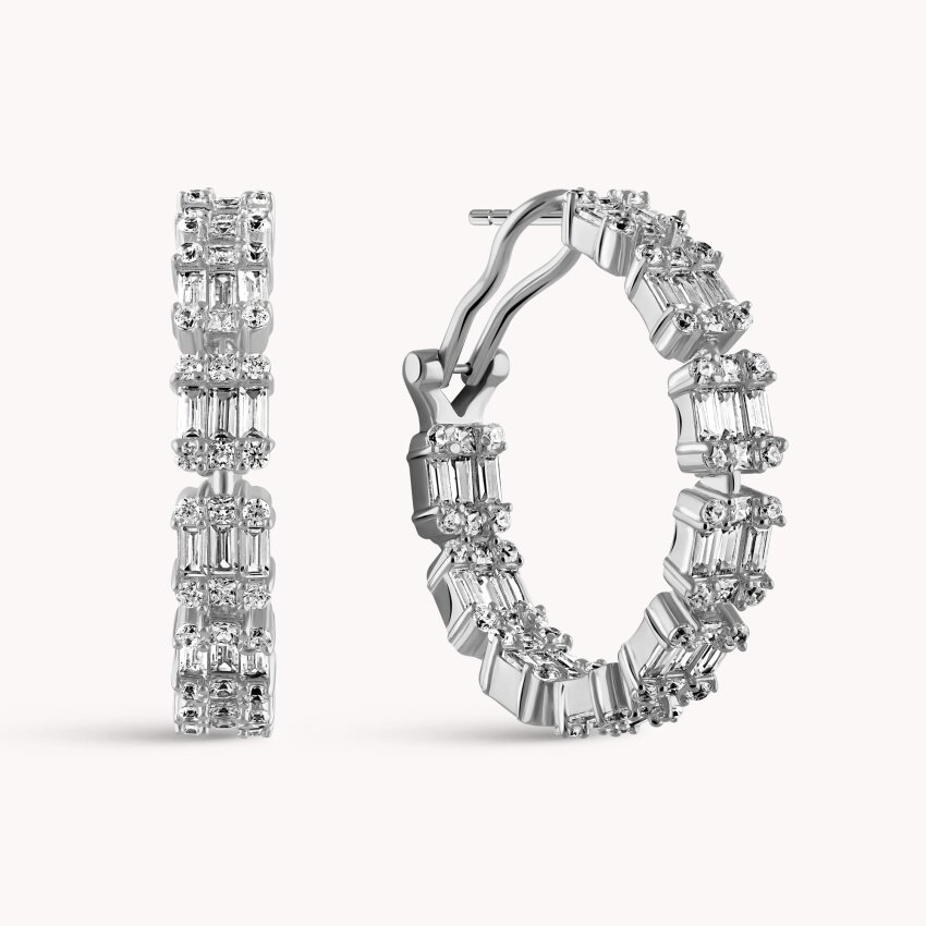 Srebrne naušnice Raskošni sjaj