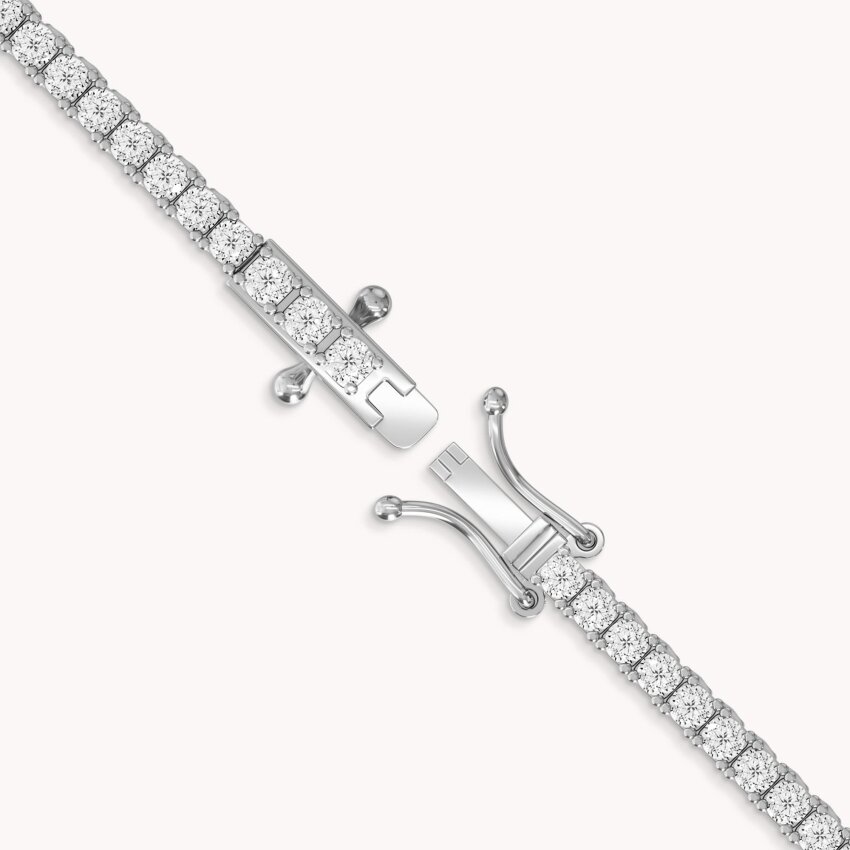 Srebrna ogrlica Plava upečatljivost