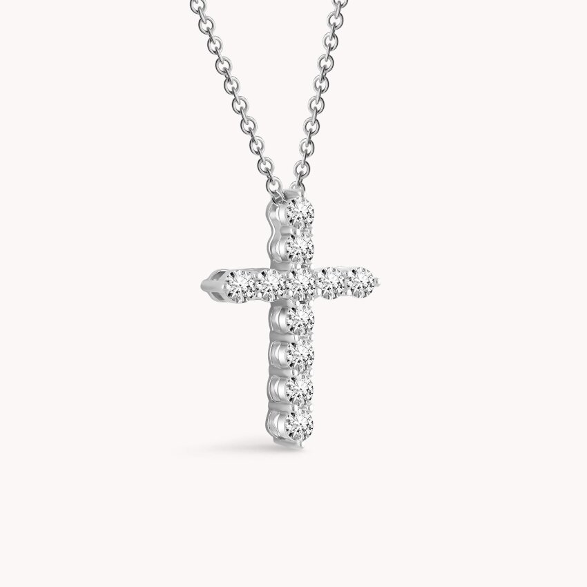 Srebrna ogrlica Šareni križ