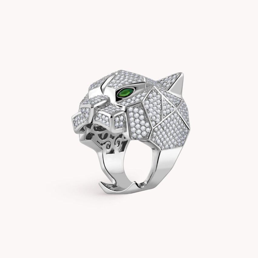 Srebrni prsten Sjajna pantera