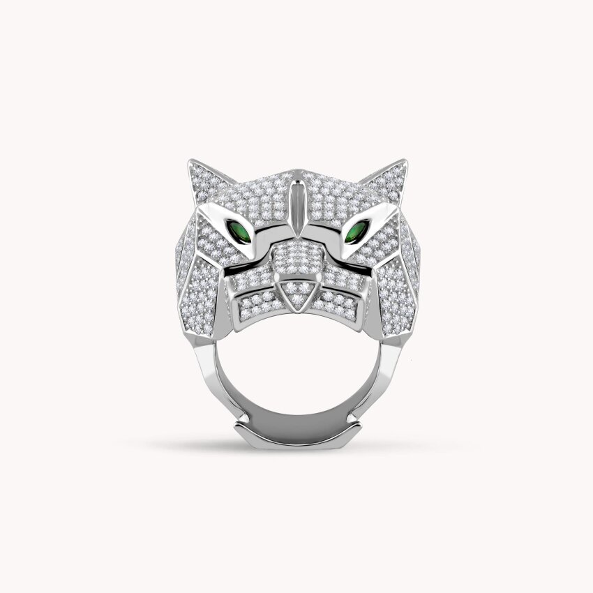 Srebrni prsten Sjajna pantera