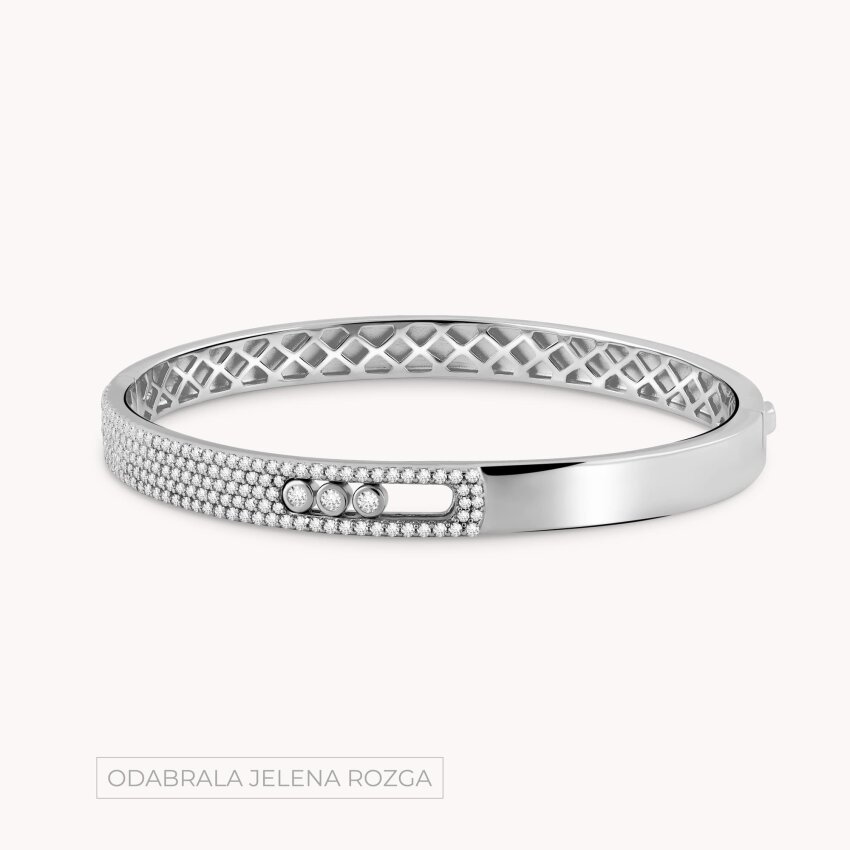 Srebrna narukvica Zapažen sjaj