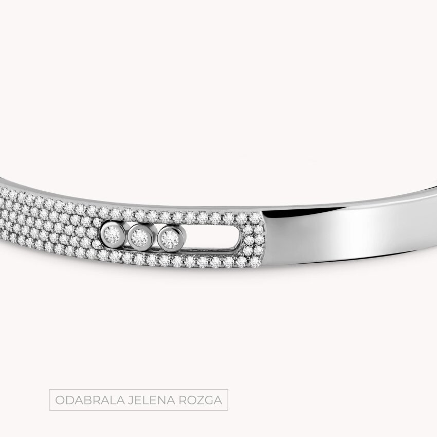 Srebrna narukvica Zapažen sjaj