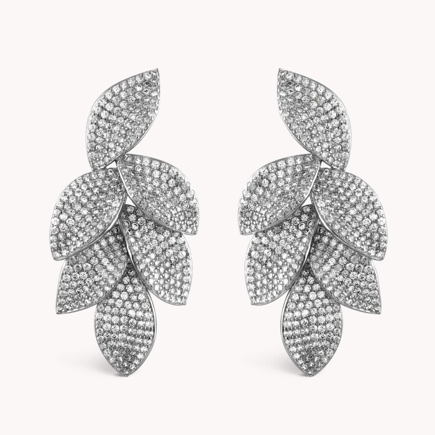 Srebrne naušnice Svjetlucave latice