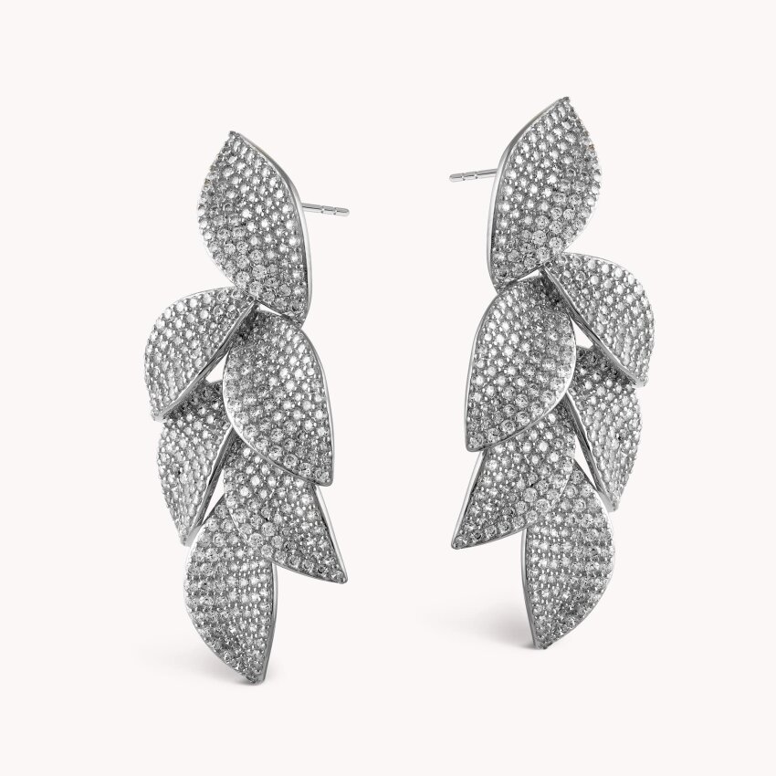 Srebrne naušnice Svjetlucave latice