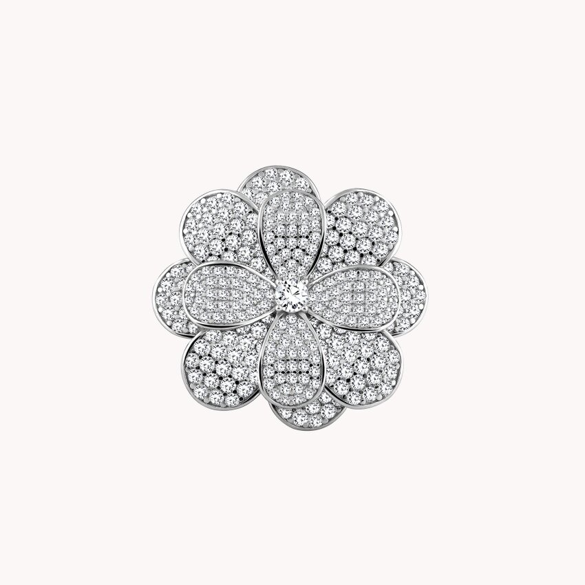 Srebrni prsten Raskošan cvijet