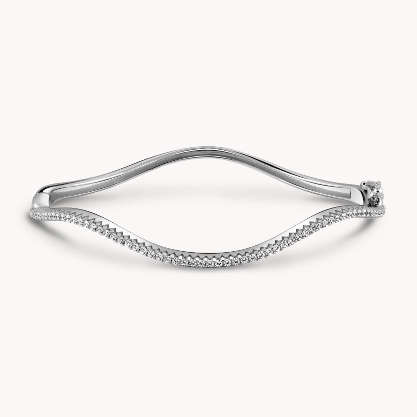 Srebrna narukvica Sjajni val