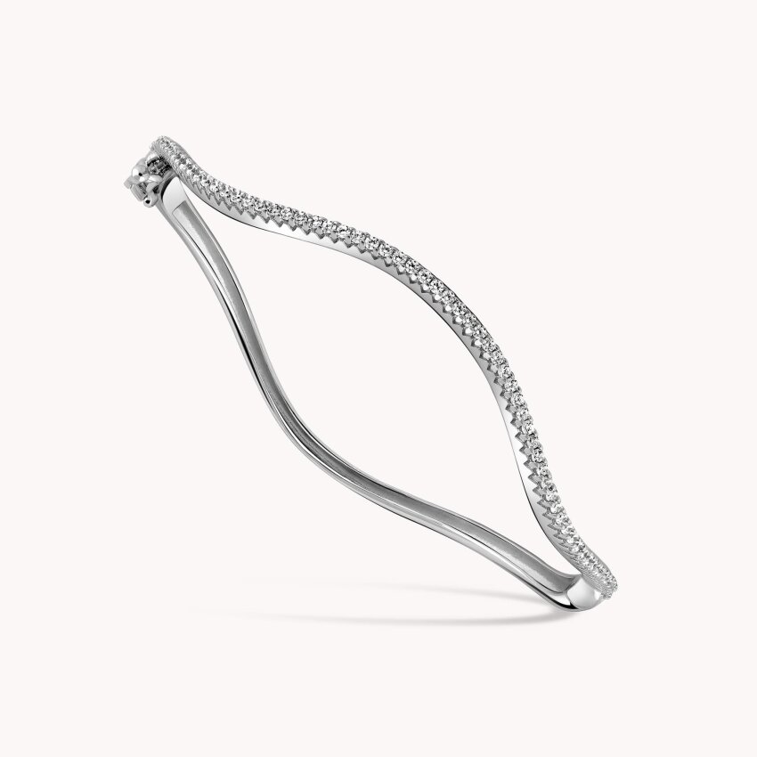 Srebrna narukvica Sjajni val