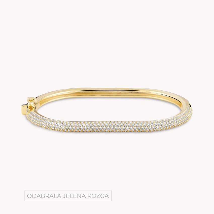 Srebrna narukvica Otmjenost 18kt Pozlata