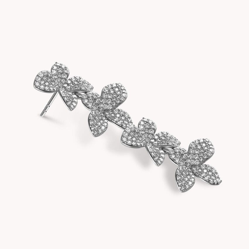 Srebrne naušnice Sjaj cvjetova