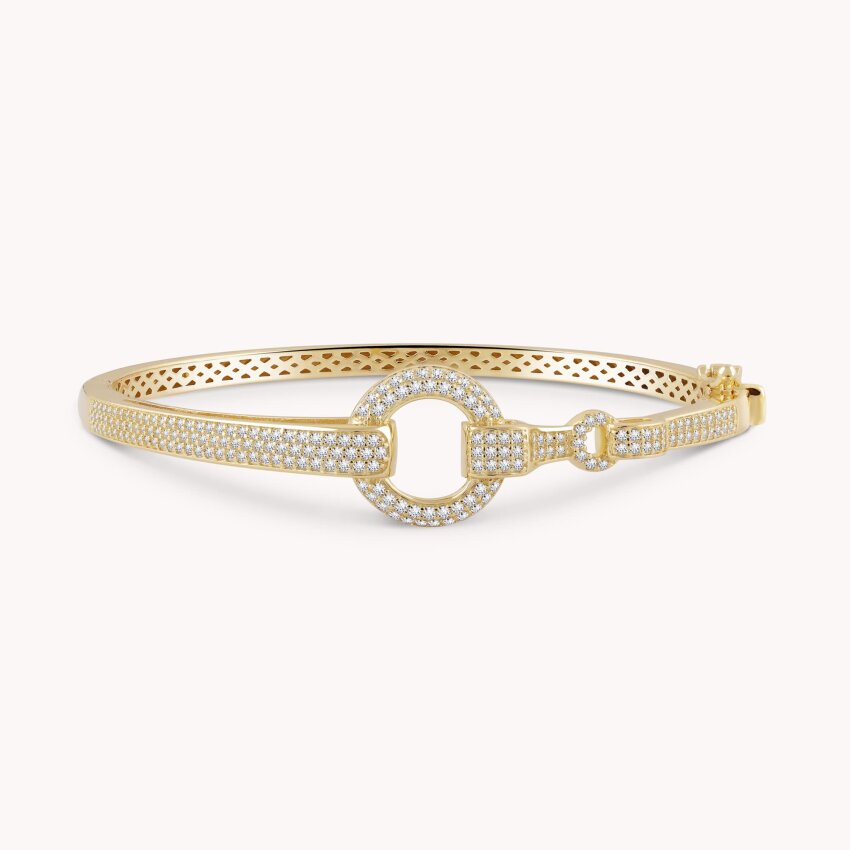 Srebrna narukvica Sjajna čar 18kt Pozlata