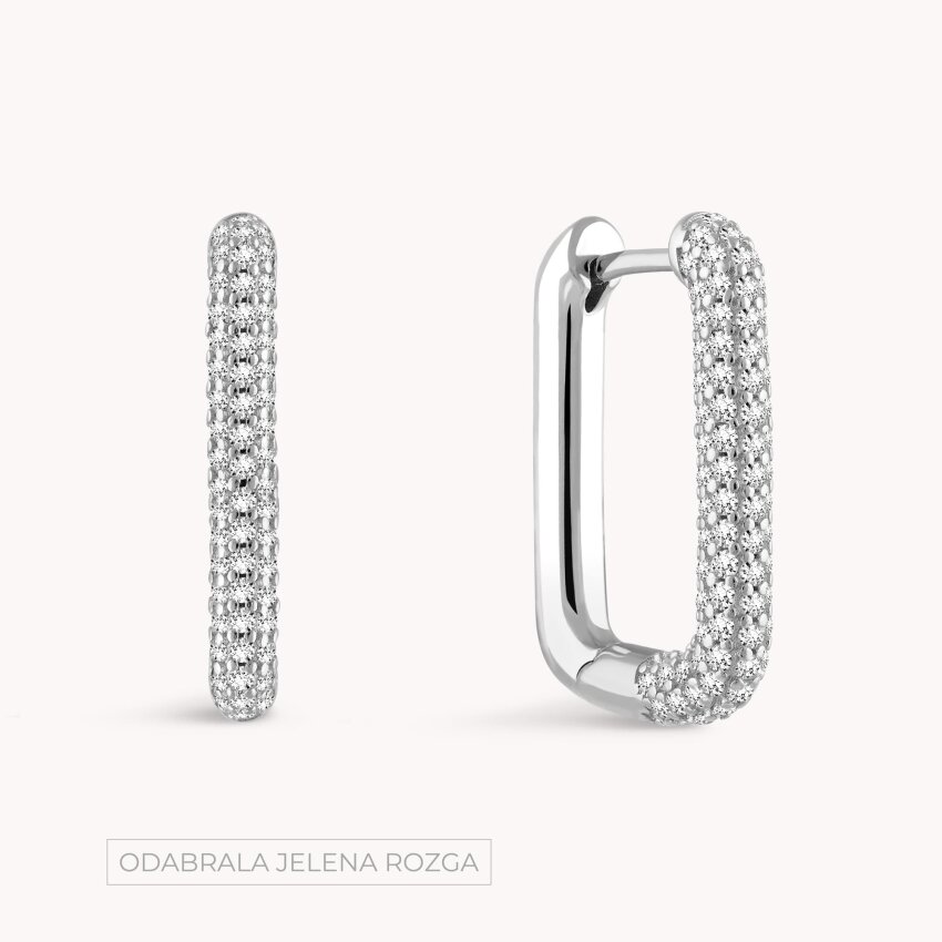 Srebrne naušnice Profinjeni sjaj M