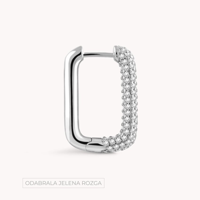 Srebrne naušnice Profinjeni sjaj M