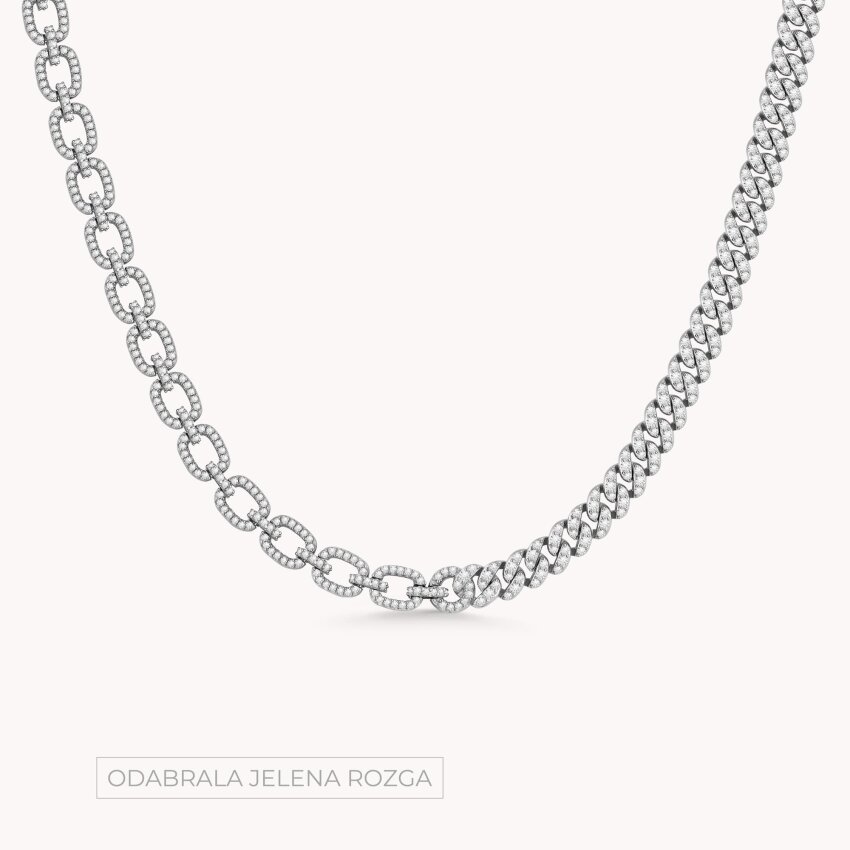 Srebrna ogrlica Odvažan sjaj