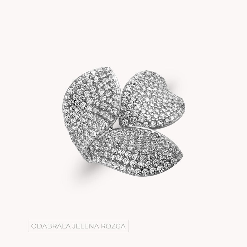 Srebrni prsten Svjetlucave latice