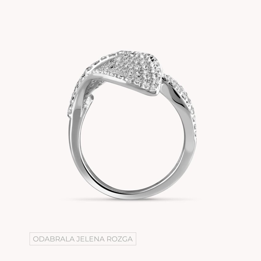 Srebrni prsten Svjetlucave latice