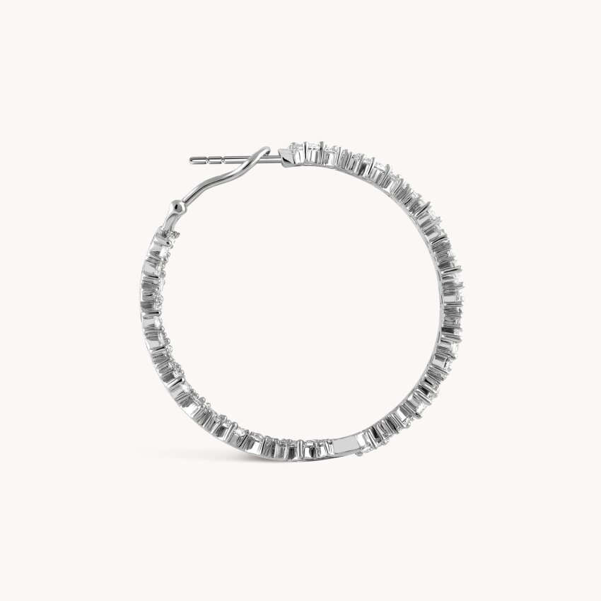 Srebrne naušnice Blistavi Odsjaj M