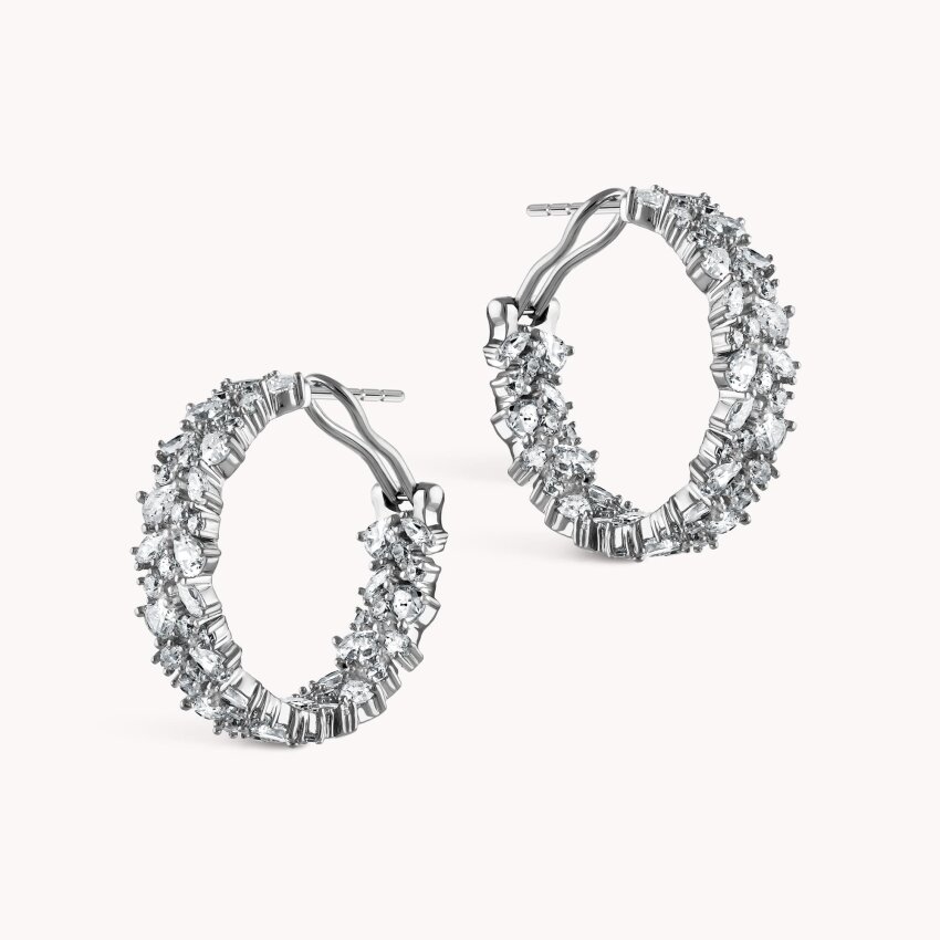 Srebrne naušnice Blistavi Odsjaj S