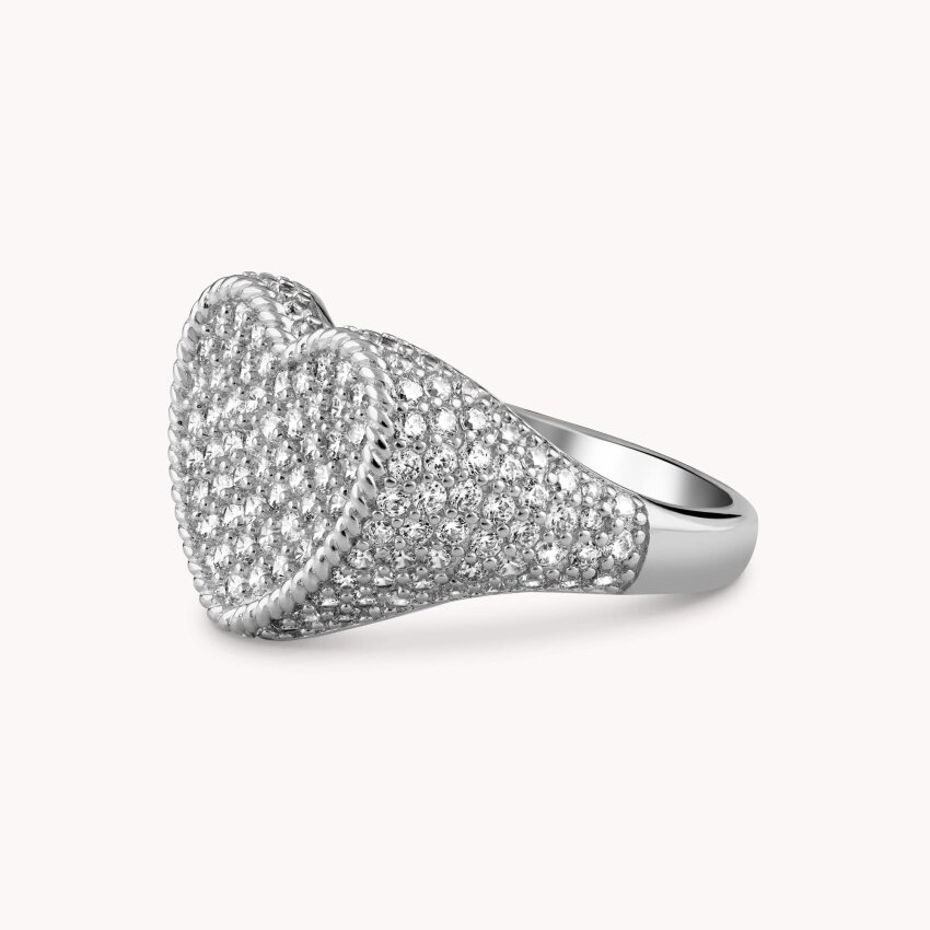 Srebrni prsten Veličanstveno srce