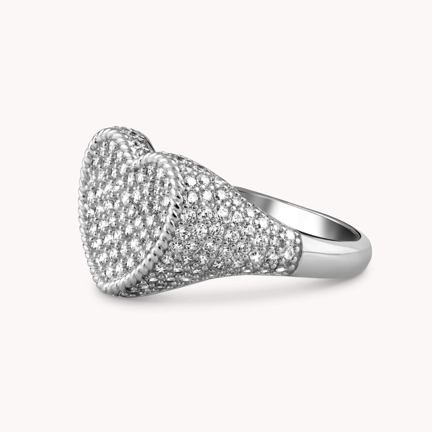 Srebrni prsten Veličanstveno srce XL