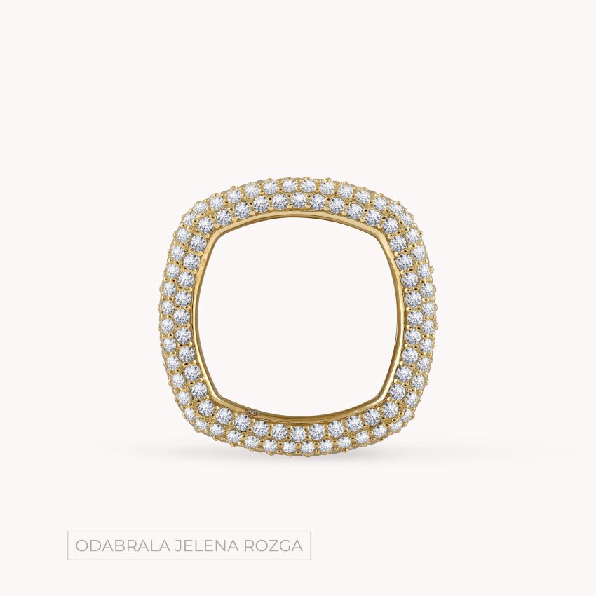 Srebrni prsten Sjaj 18kt Pozlata