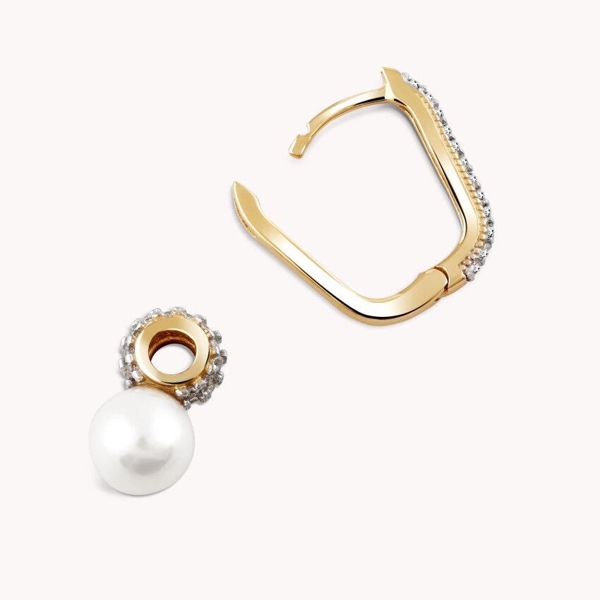 Zlatne naušnice Biserni sjaj