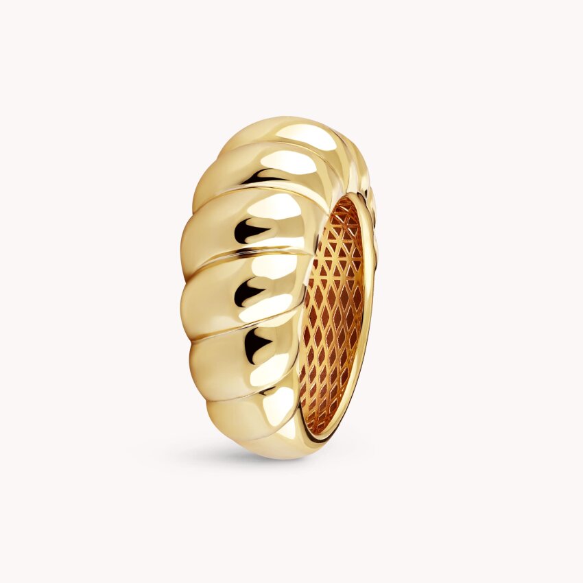 Srebrni prsten Upečatljivost Pozlata