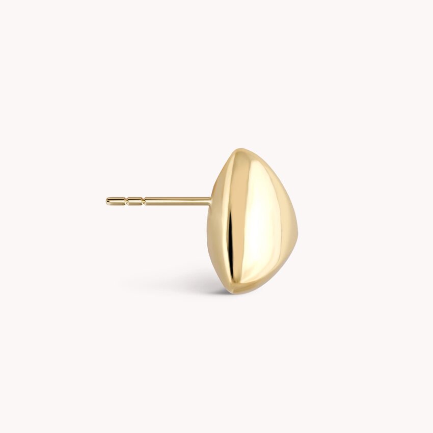 Srebrne naušnice Jednostavnost S Pozlata