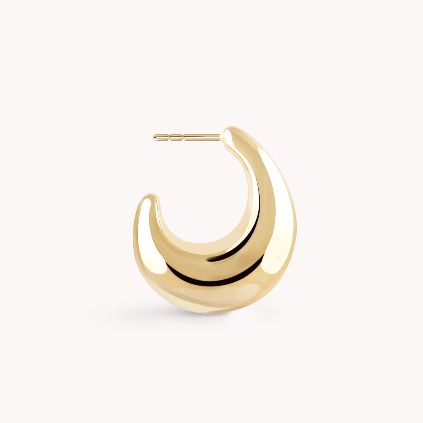 Srebrne naušnice alke Modernost Pozlata