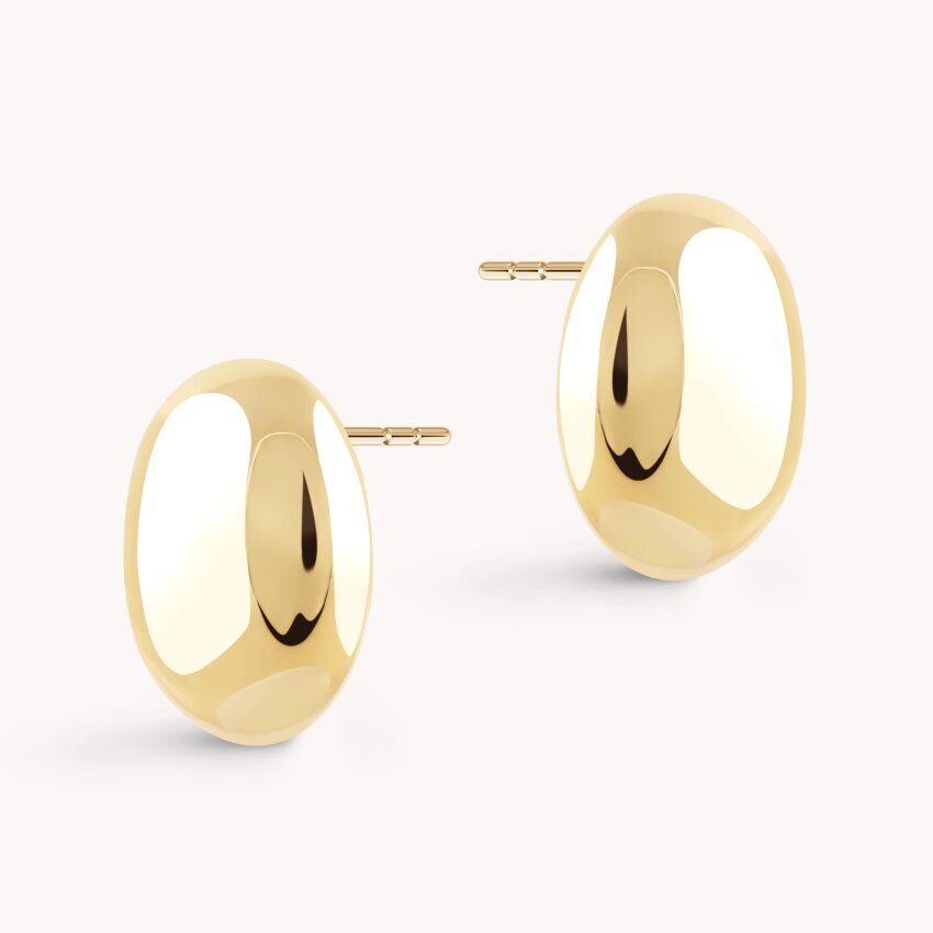 Srebrne naušnice Jednostavna elegancija pozlata