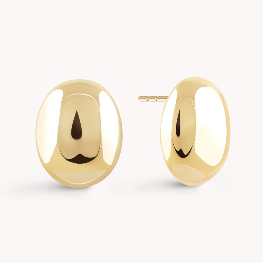 Srebrne naušnice Jednostavna elegancija pozlata