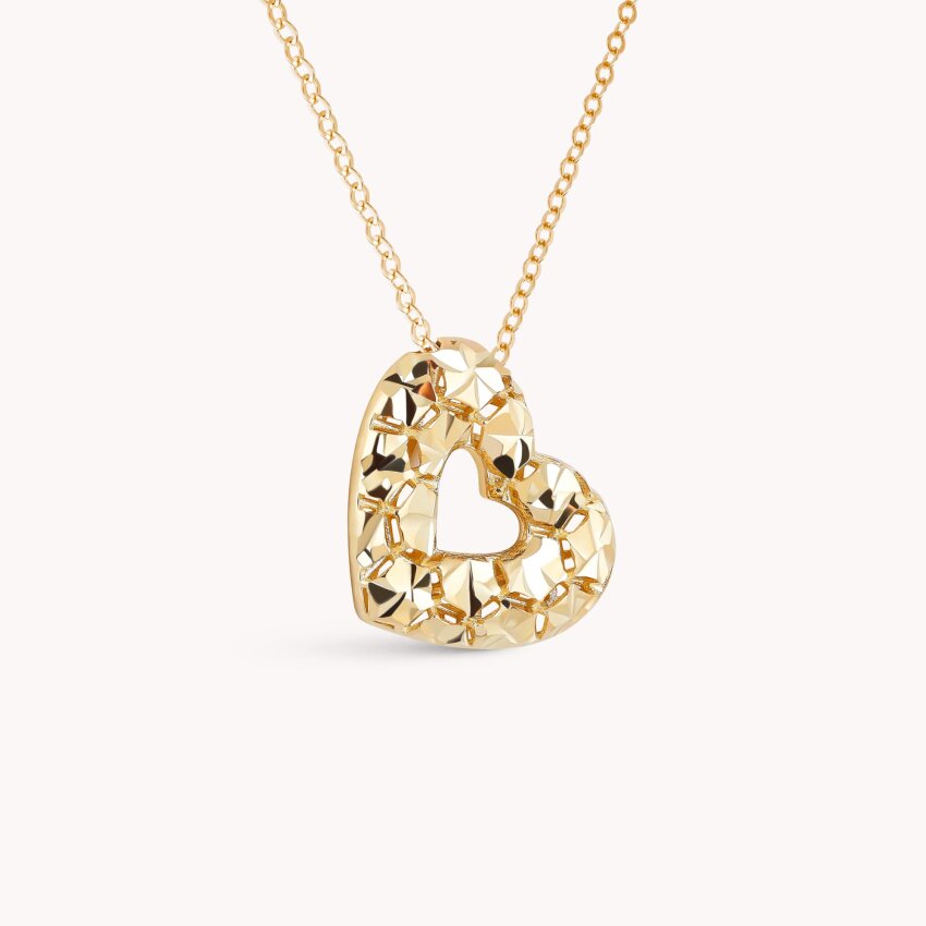 Zlatna ogrlica Očaravajuće srce