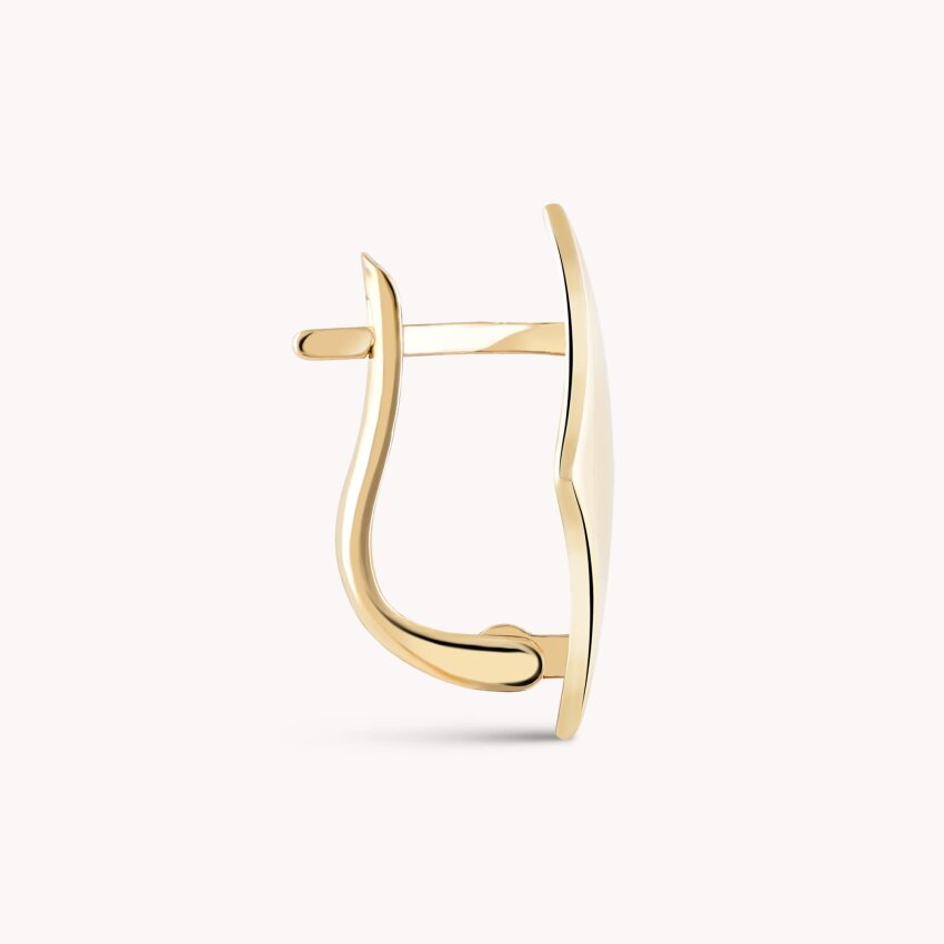 Zlatne naušnice Elegantni odraz