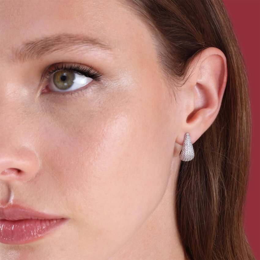 Srebrne naušnice Kap