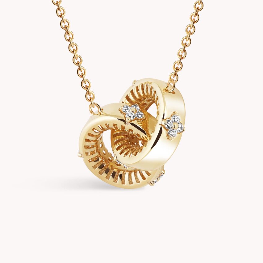 Zlatna ogrlica Sjajna veza pozlata