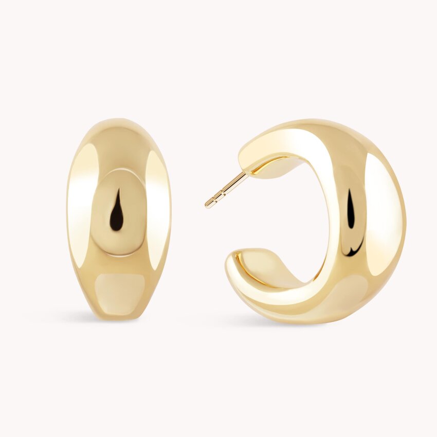 Srebrne naušnice Elegantna odvažnost